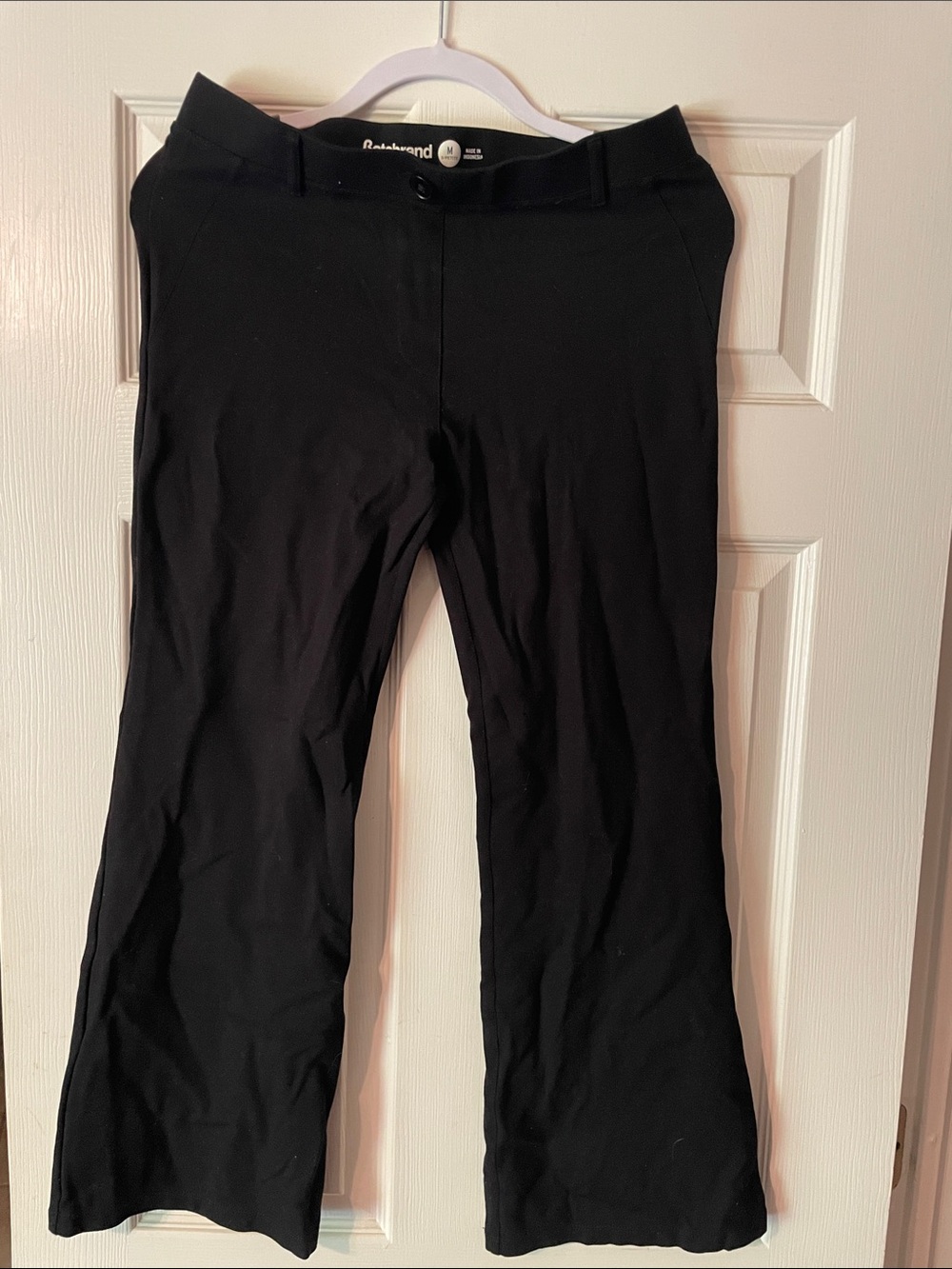 Betabrand Black Boot Cut Pants